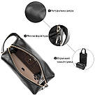 Шкіряна чоловіча косметичка GRANDE PELLE 11415 Чорний, фото 4