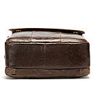 Сумка Vintage з натуральної гладкої шкіри 14945 Коричнева, фото 2