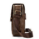 Сумка Vintage з натуральної гладкої шкіри 14945 Коричнева, фото 5