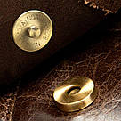 Сумка Vintage з натуральної гладкої шкіри 14945 Коричнева, фото 10