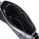 Шкіряна стильна чоловіча сумка через плече SHVIGEL 11604 Чорний, фото 4