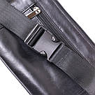 Чоловіча сумка на пояс із натуральної шкіри Vintage 20474 Чорний, фото 8