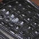 Молодіжна шкіряна чоловіча сумка через плече Vintage 20671 Чорний, фото 10