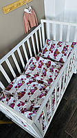 Детский постельный набор Байка в кроватку 120х60 см, набор из 3 предметов