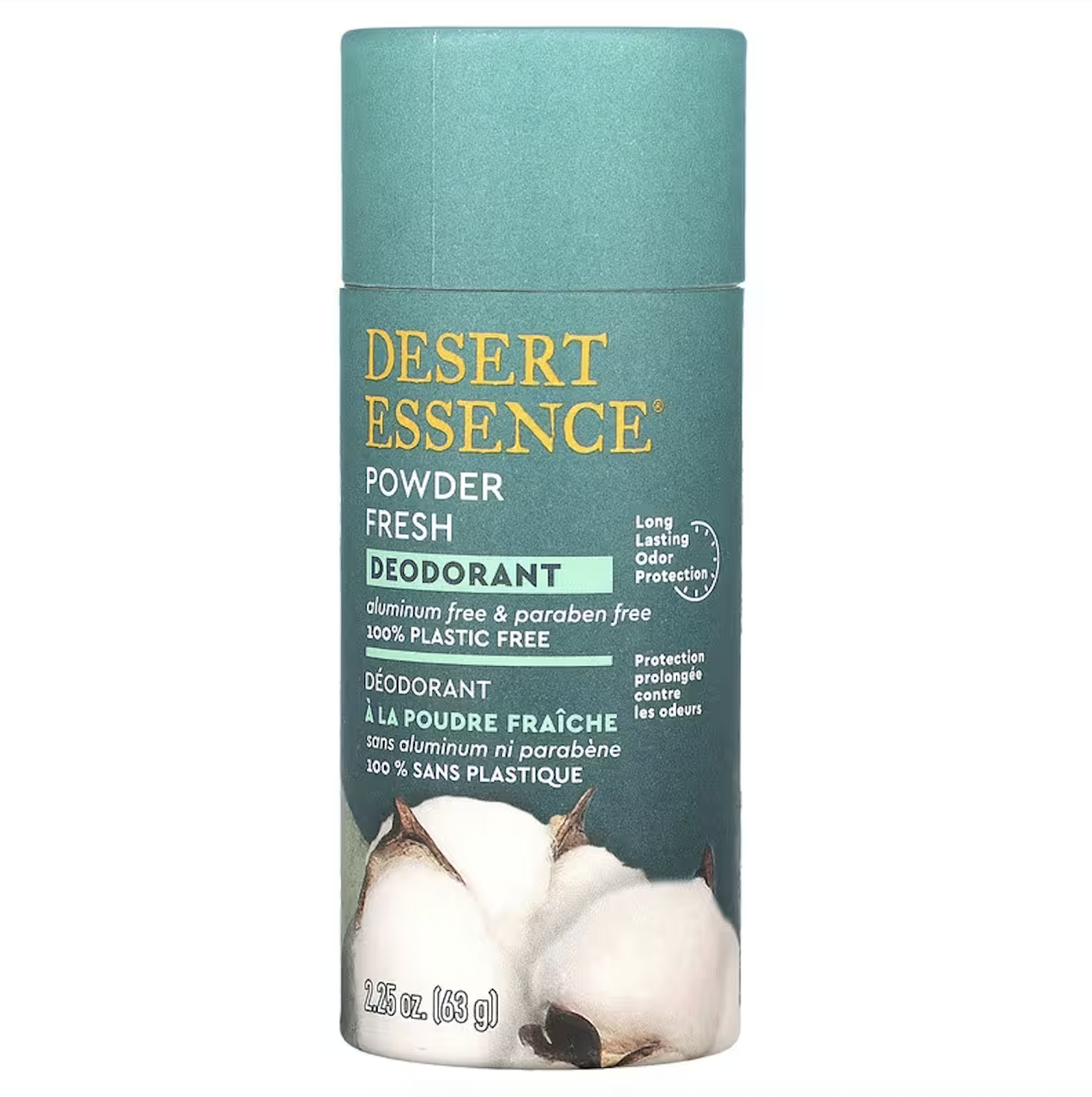 Desert Essence, дезодорант, свіжа пудра, 63 г, фото 1