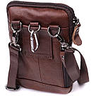 Відмінна чоловіча сумка на пояс із натуральної шкіри Vintage 22564 Коричневий, фото 2
