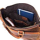 Стильний портфель у вінтажному стилі з натуральної шкіри Vintage 22673 Коричневий, фото 5