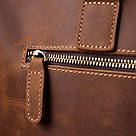 Стильний портфель у вінтажному стилі з натуральної шкіри Vintage 22673 Коричневий, фото 9