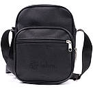 Чоловіча компактна сумка з якісного поліестеру FABRA 22578 Чорний, фото 5
