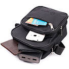 Чоловіча компактна сумка з якісного поліестеру FABRA 22578 Чорний, фото 10