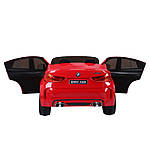 Дитячий двомісний електромобіль ліцензія BMW Х6 JJ2168, фото 9