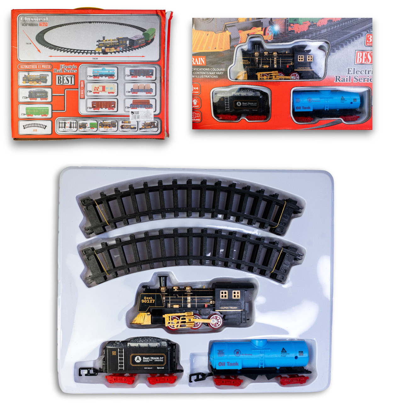 Залізниця V8583 дим, звук, 15 елементів, фото 1