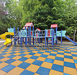Дитячий комплекс "Крепость" на дитячий майданчик із гірками та гойдалкою, фото 2