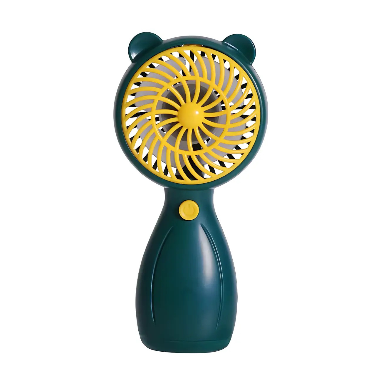 Портативний ручний вентилятор Handy Mini Fan JX-998 на акумуляторі з ручкою міні ветродуйка 2,5Вт Зелений