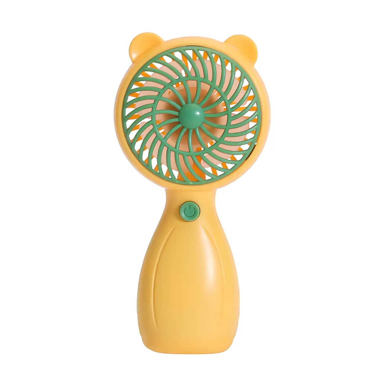 Портативний ручний вентилятор Handy Mini Fan JX-998 на акумуляторі з ручкою міні ветродуйка 2,5Вт Жовтий