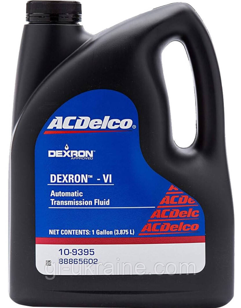 Трансмісійна олива ACDelco Dexron-VI (10-9395), 3.875л (88865602)