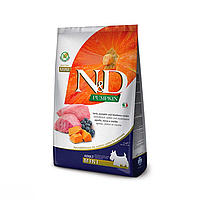 Корм для собак дрібних порід Беззерновий Farmina N&D Pumpkin ягня з гарбузом і чорницею 2,5 кг
