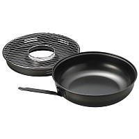 Гриль на газ Еденберг для чотирьох осіб нержавіюча сталь 50-55 хвилин м'ясо