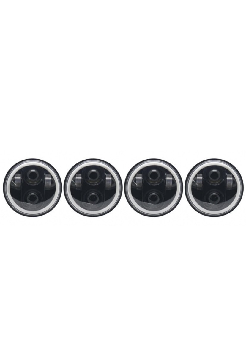 Світлодіодні фари для ваз 2103 2106 bmw E30 E34 5.75 дюймів кругла LED Headlight комплект 4 шт tt., фото 1