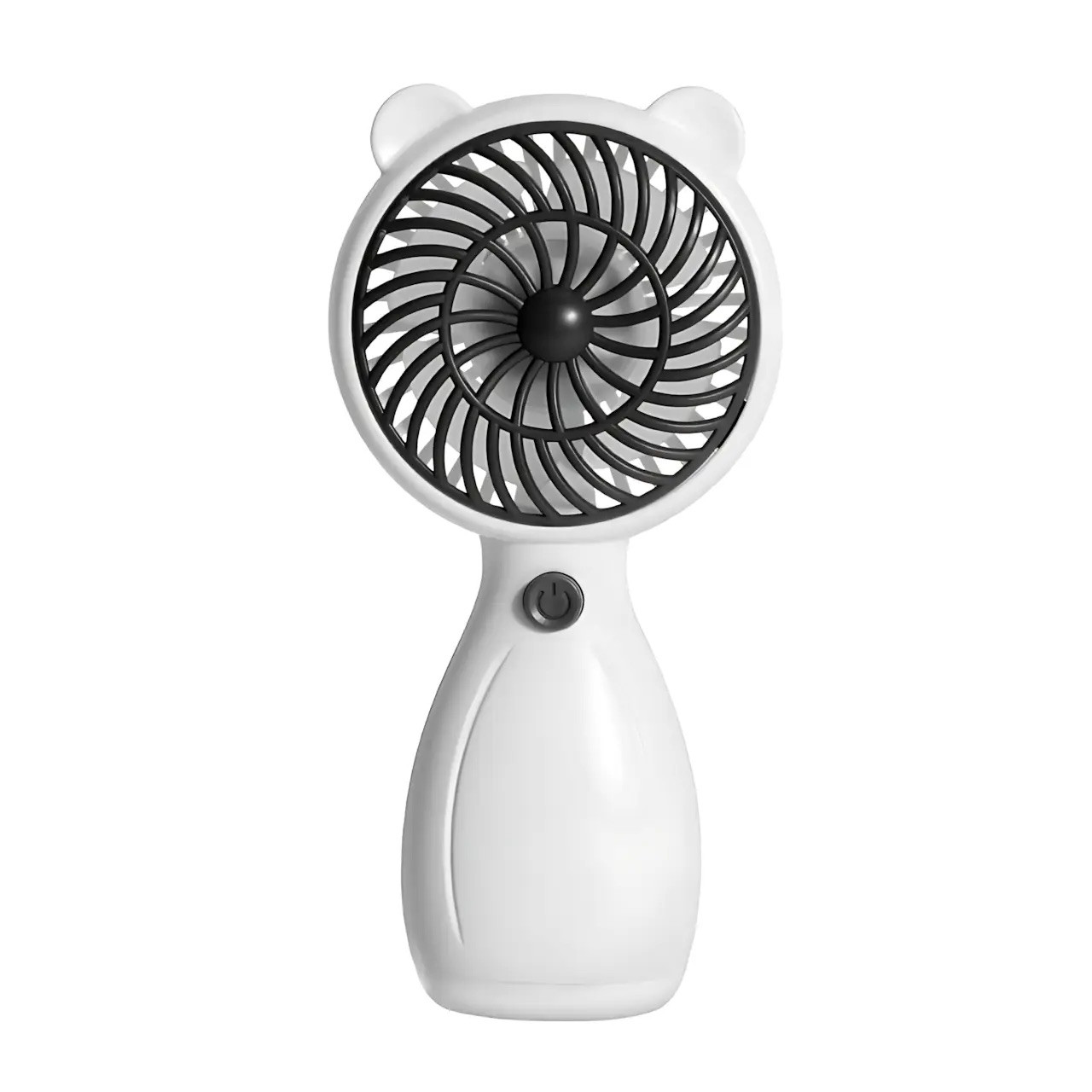 Портативний ручний вентилятор Handy Mini Fan JX-998 на акумуляторі з ручкою міні ветродуйка 2,5Вт Білий