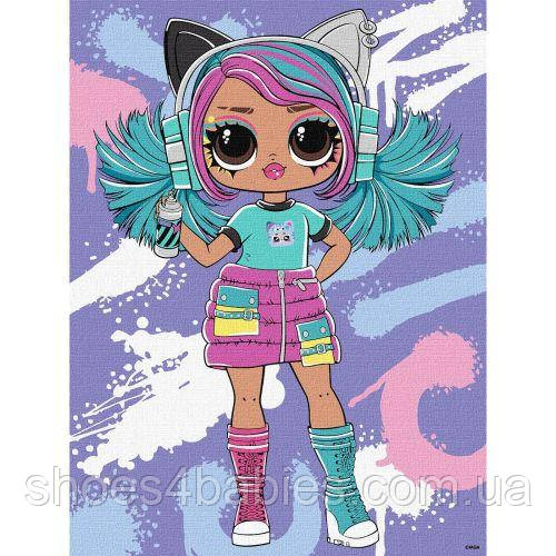 Картина за номерами "Tweens LOL Skate Dance Emma Emo" 30х40 см
