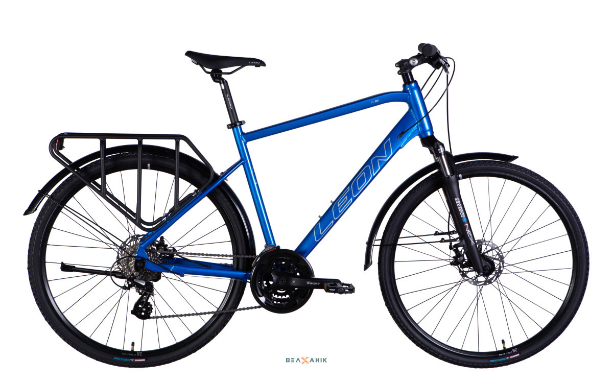 Велосипед 28/quot; LEON TG 80 MAN DD CS (рама 21/quot;) AL синій, фото 1