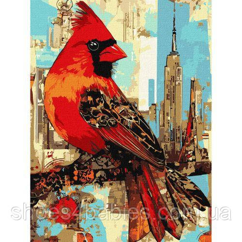 Картина за номерами "Місяча пташка", 30х40 см