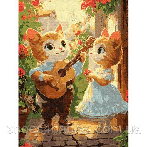 Картина за номерами "Кошичі романси", 30х40 см