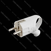 Вилка кутова з кільцем, біла