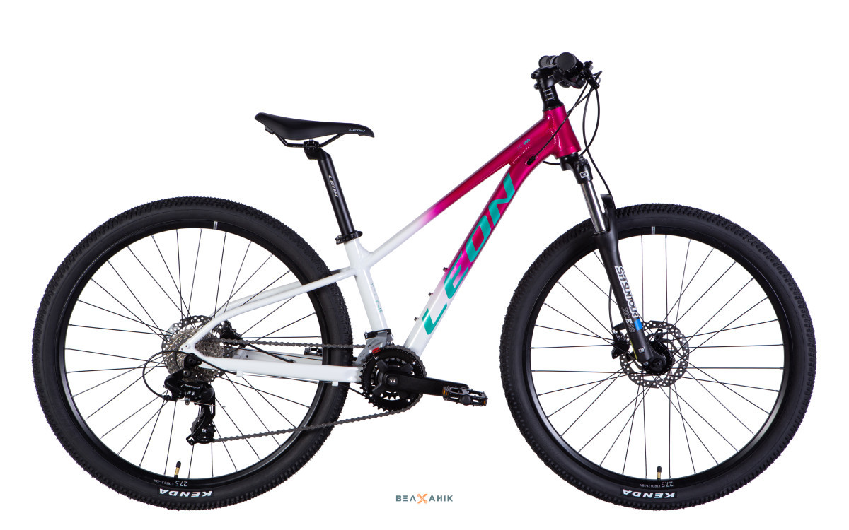 Велосипед 27,5/quot; LEON XC 100 HDD (рама 13/quot;) AL рожево-білий, фото 1
