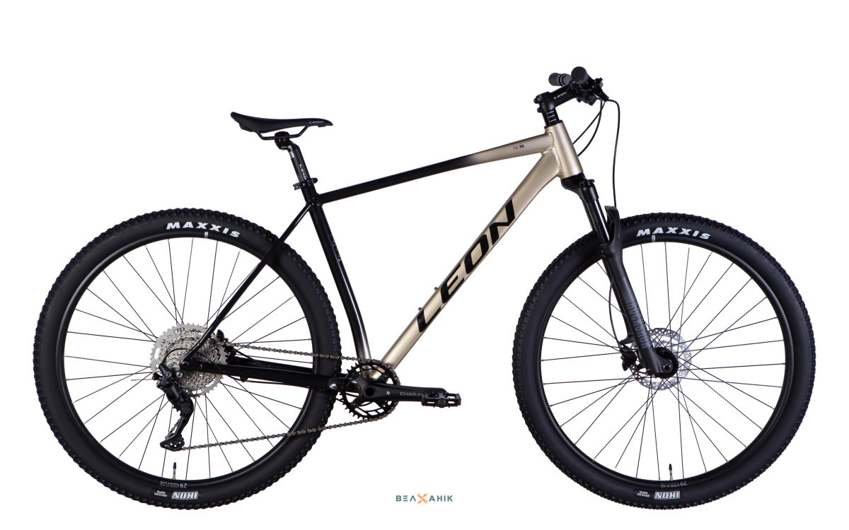 Велосипед 29/quot; LEON TN 70 HDD (рама 19/quot;) AL сріблясто-чорний, фото 1