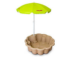 Пісочниця-басейн Квітка з парасолькою арт.01235/02eco ТМ DOLONI