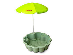 Пісочниця-басейн Квітка з парасолькою арт.01235/03eco ТМ DOLONI