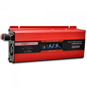 Інвертор з дисплеєм UKS 2000w 12В aR.