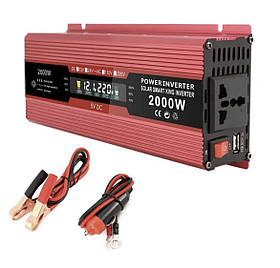 Інвертор з дисплеєм UKS 2000w 24В aR.