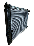 Радіатор охолодження Ланос 1.5-1.6, Нубір 1.6-2.0 (без кондиціонера) aR., фото 2
