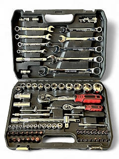 Набір універсальний інструментів 1/2,1/4. 82 позиції. 33St-82 aR.