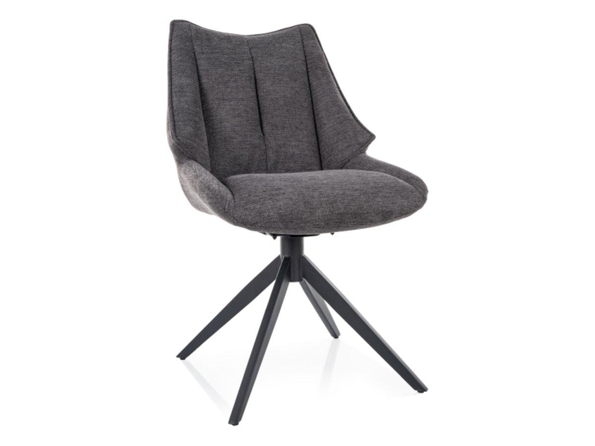 Стілець CODA BREGO чорний каркас/темно-сірий 18, фото 1