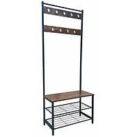 Вешалка напольная стойка для обуви лофт Bonro 126