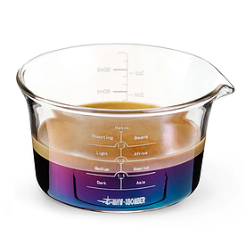 Мірнік для еспресо 120 мл. MHW-3Bomber Glass Measuring Cup Single Spout Aurora Multicolor