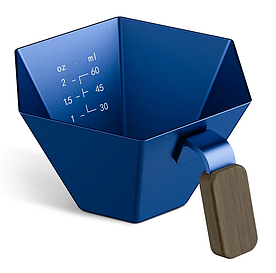 Джаг 100 мл. MHW-3Bomber Prism Measuring Cup для еспресо Blue