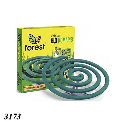 Спіралі від комарів Forest 10шт  (3шт)