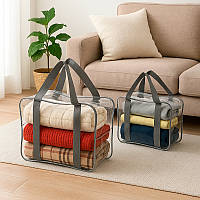 Універсальний набір із 2-х прозорих сумок-органайзерів (M + L) для пологового будинку та зберігання речей