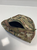 Сумка-подсумок напашник малый в камуфляже мультикам, Тактический подсумок-напашник крепится до плитоноски VS1