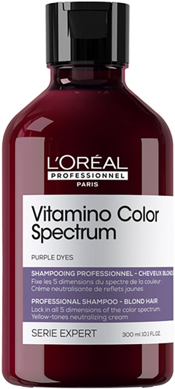 Шампунь для нейтралізації жовтогарячих тонів Vitamino Color Spectrum 300 мл L'Oreal Professionnel Paris, фото 1