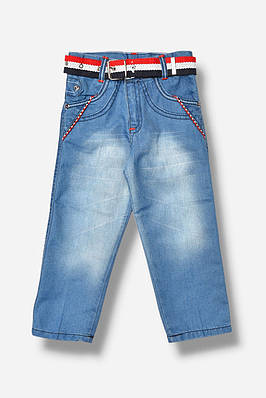 Джинси дитячі для хлопчика темно-синього кольору 203551T Безкоштовна доставка