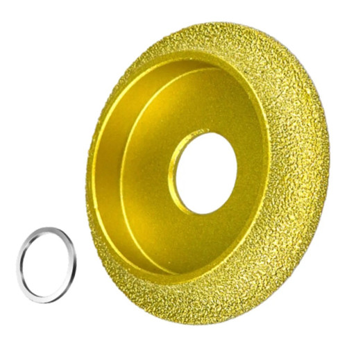 Алмазний диск 75×10 мм для округлення кромки по каменю, керамограніту, мармуру, фото 1