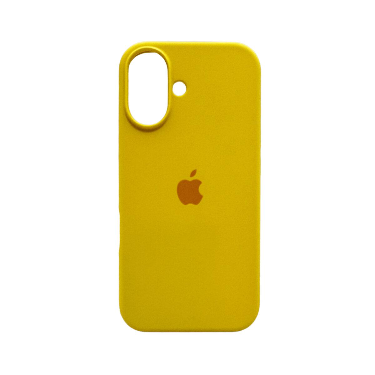 Чохол для смартфона Silicone Full Case AA Open Cam for Apple iPhone 16 33, Canary Yellow