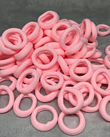 Гумки для волосся 2,7 см, (Калуш), колір-рожевий, 50 шт, Рожевий