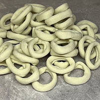 Гумки для волосся 2,7 см, (Калуш), колір- молочний, арт 018536, упаковка 50 шт, Молочний